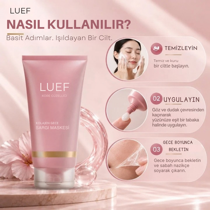 LUEF Kolajen Gece Sargı Maskesi