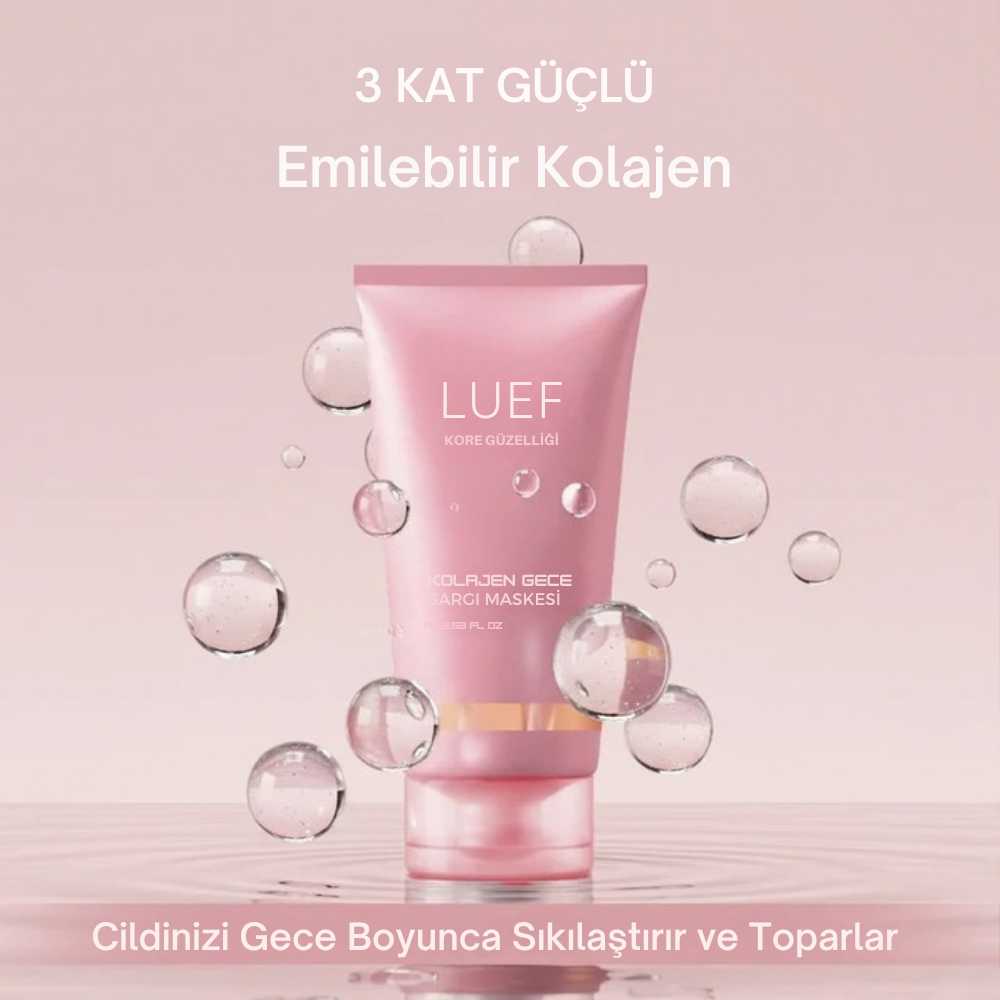 LUEF Kolajen Gece Sargı Maskesi