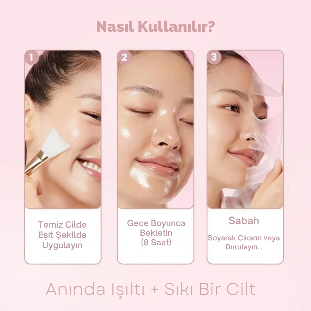 LUEF Kolajen Gece Sargı Maskesi