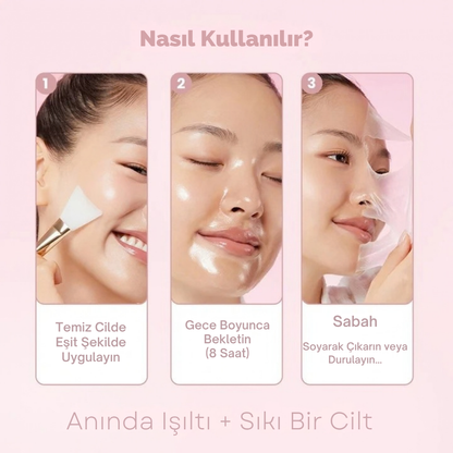 LUEF Kolajen Gece Sargı Maskesi