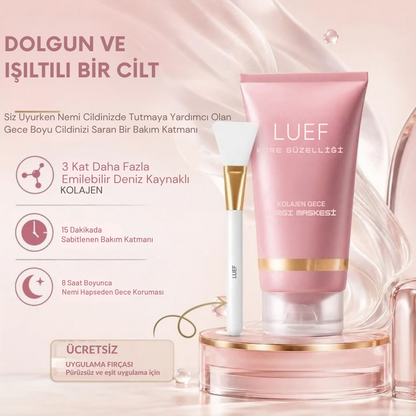 LUEF Kolajen Gece Sargı Maskesi